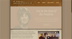 Desktop Screenshot of drbarbarakreedman.com